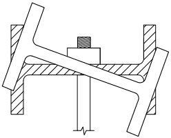 Lateral bracing detail for I-shaped structural members