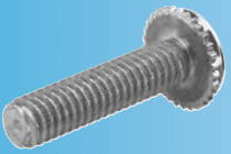 Product: PEM® concealed-head self-clinching stud (CH™ Features: Threaded shank with a knurled/serrated head. Function: Designed for permanent installation into thin sheets to provide a secure attachment point while maintaining a smooth exterior surface.