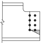 Diagram Details: Multiple-Row Beam-End Connection Type: Coped beam-end connection